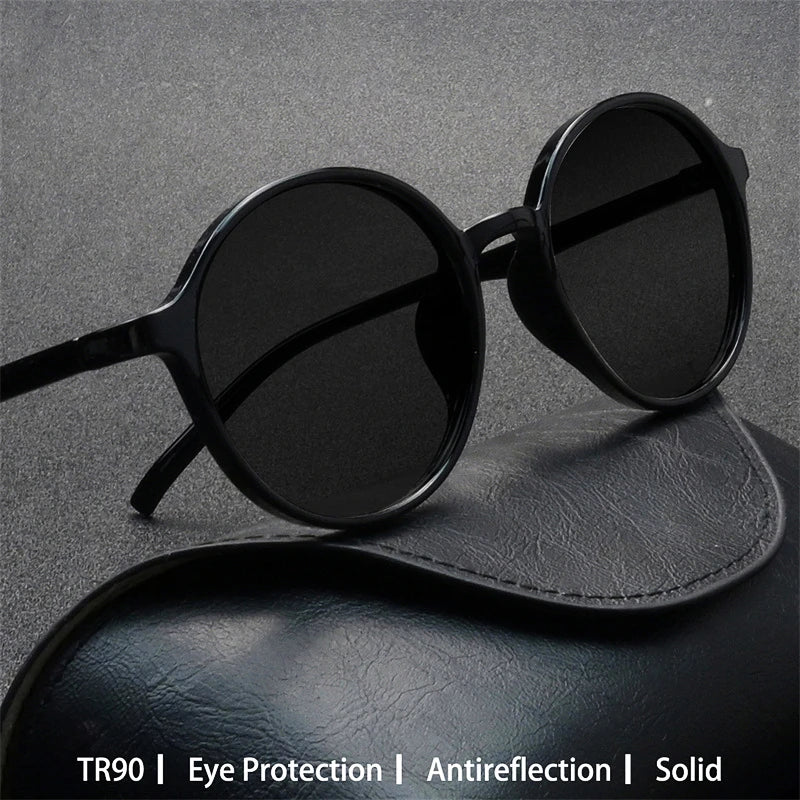 LOERHUNAR Fashion Brand Design Classic Retro Round Frame Myopia