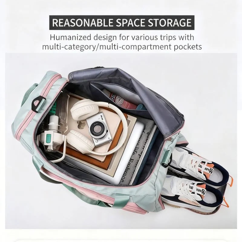 Travel Gym Bags Dry Wet Separation Shoulder Bag Yoga