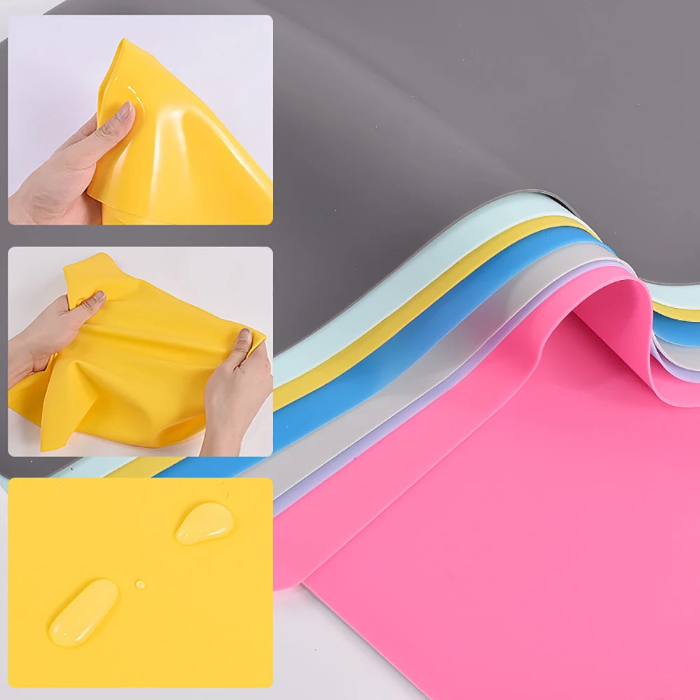 40x30cm Silicone Mat Baking Liner Oven Mat Heat Insulation Pad Dough Maker Pastry Kneading Rolling Dough Pad Kitchen Accessories