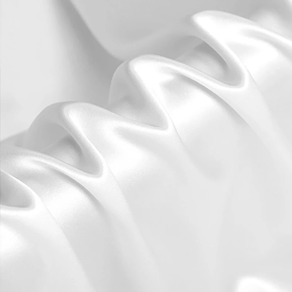 CISULI Pure Silk Stretch Satin Fabric,16momme,Width 140cm,Silk Lycra,Shirt and Dress Cloth Material