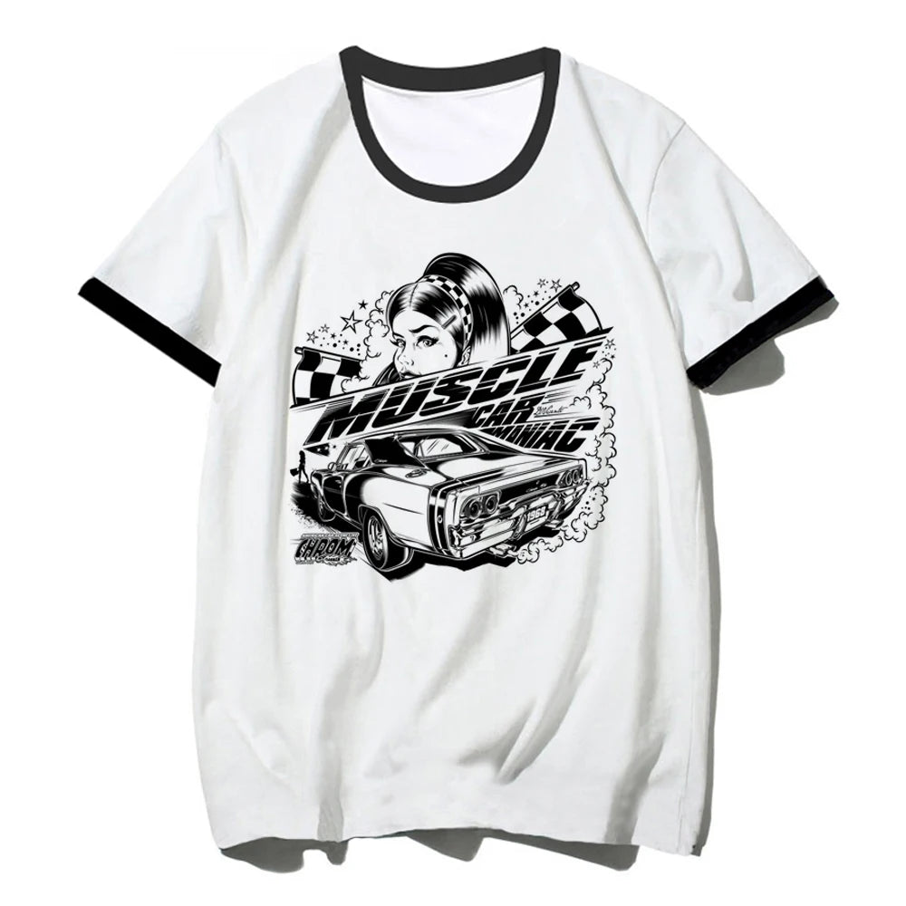 Y2k Tops top women funny Y2K Japanese Tee girl y2k clothing