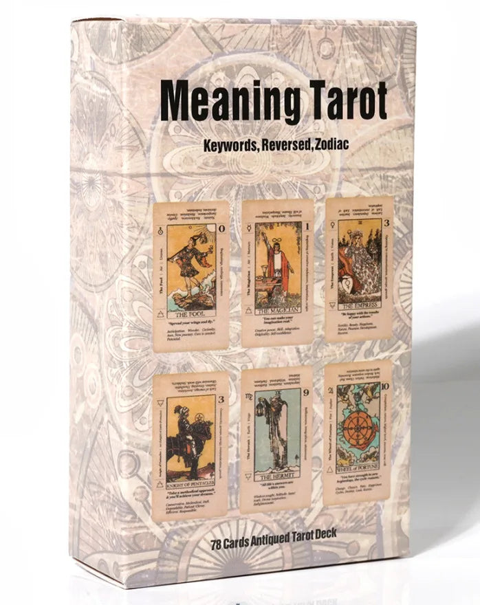 HOT Meanings Tarot Cards for Beginners on Them on