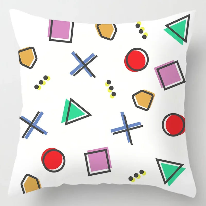 45x45cm TV Game Fan Style Square Pillowcase Home Decor Cushion Cover Anime New Design Printed