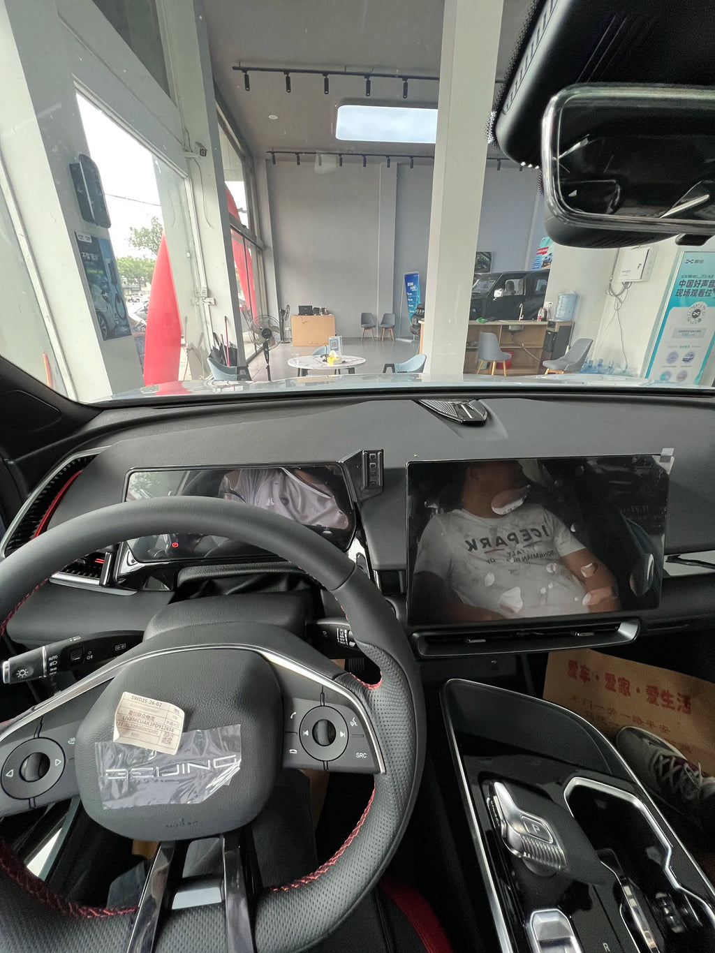 Car Phone Holder Screen Wireless Charger Gravity 360 Rotation For BAIC BEIJING X55 2022-2023 For Car Auto Interior Accessories