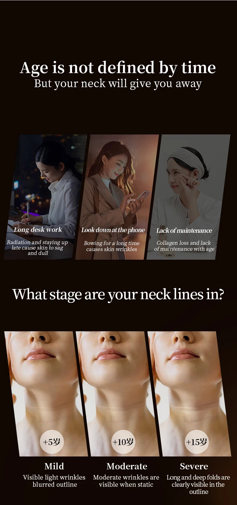 K-SKIN EMS Face Beauty Instrument Beauty Neck Massager Micro-Current Vibration Color light Senility Face Massager  Skin Care