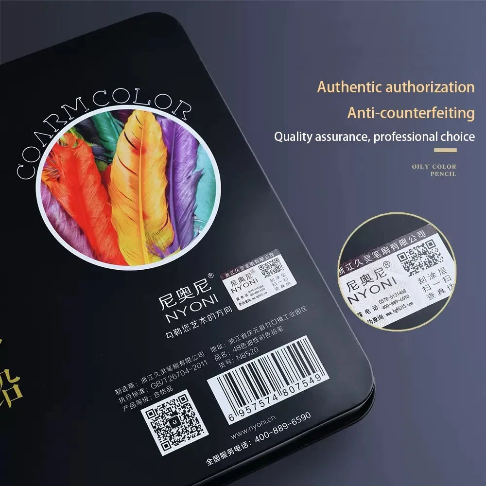 Nyoni Oil - Based Color Pencils N8520! 24