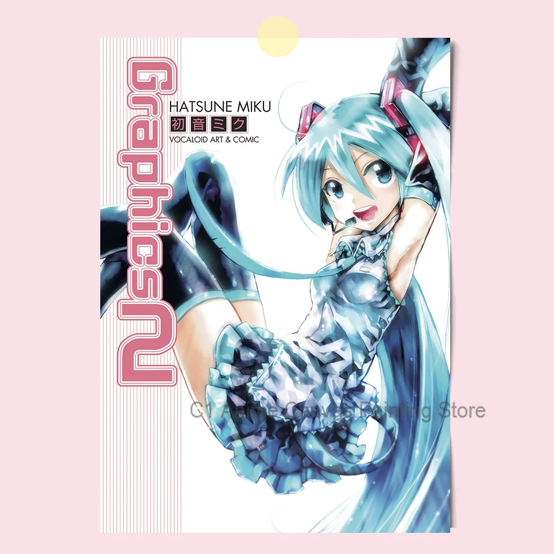 Hatsune Miku Anime Poster MIKU Magazine Bedroom Dormitory Studio Decorative Painting Photography Wallpaper DIY Gift