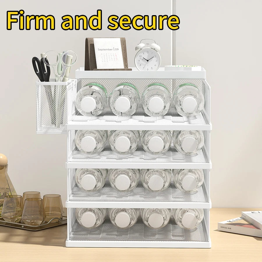 Metal Mesh Desk Organizer Box Office A4 Paper Organizer Document File Letter Book Pen Brochure Filling Tray Rack Shelf Carrier