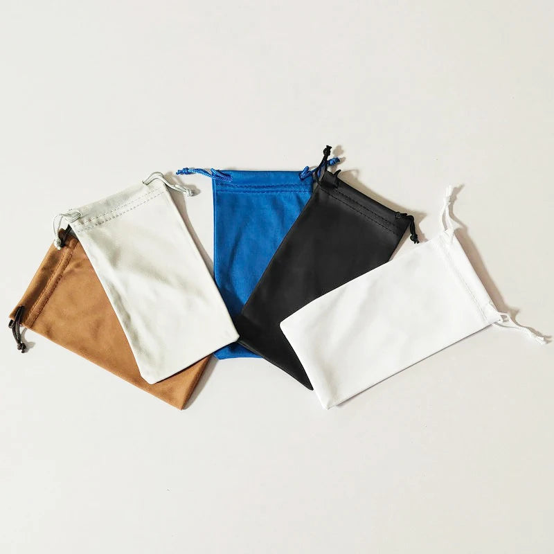 Microfiber Eyeglasses Bag Sun Bag Portable Cloth Bag Sunglasses Sunglasses Bag Simple Loading Glasses Storage Bag