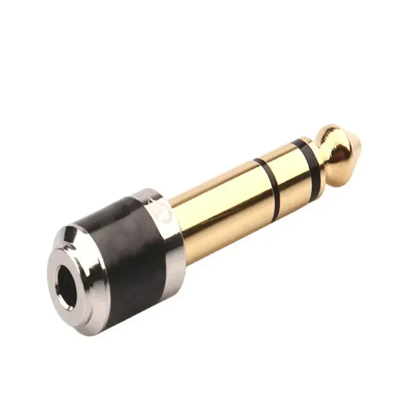 3.5 to 6.35 Audio Adapter Speaker Converters 1/4" 1/8" Male Female Connector 6.5mm to 3.5mm Jack Headphone Consumer Electronics
