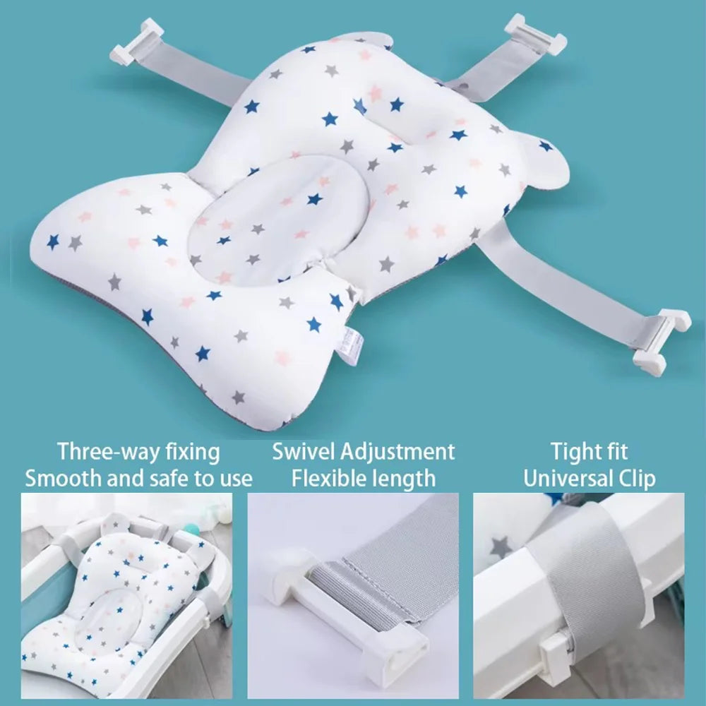 Adjustable Baby Bathtub Support Seat Cushion
