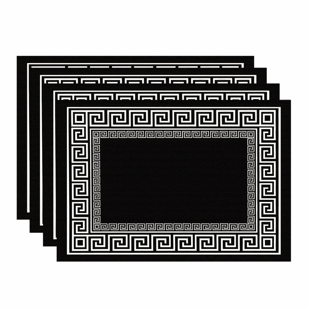 4PC Minimalist Placemats Set – Simple &amp; Washable Kitchen