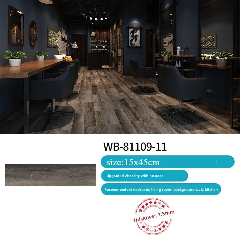 16/32PCS 15X45CM 3d wood grain wall sticker living room bedroom room background wall sticker movie and television pvc decoration