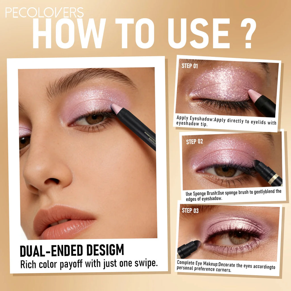 SET 2 in 1 Double Head Eyeshadow Pencils