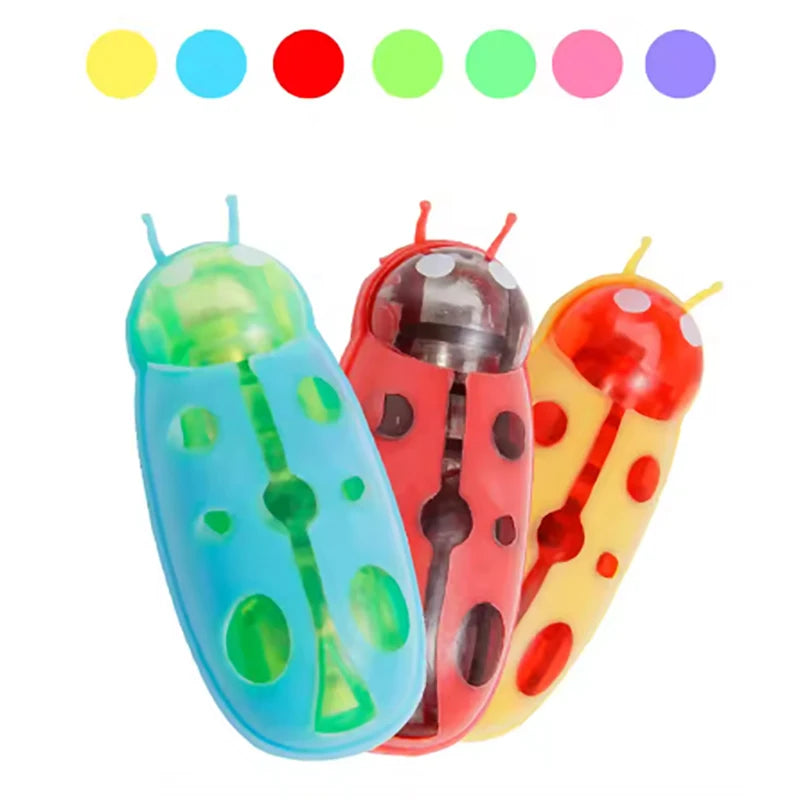 Pet interactive mini electric nano insect cat toy automatic obstacle avoidance and flipping toy battery driven Beetle toy