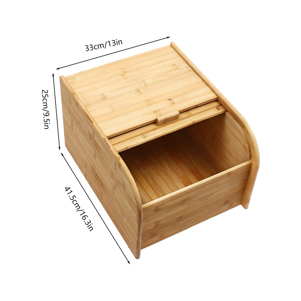 15KG Rice Storage Container Large Capacity Bamboo Food Container