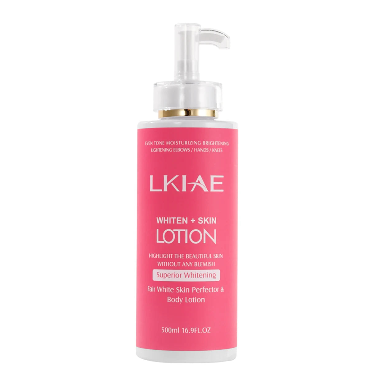 LKIAE Fair White Body Lotion for Bright & Healthy Skin, Moisturizing, Reduce Spots, Enhance Radiance, Evens Skin Tone, 500ml