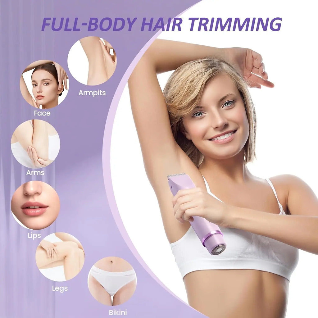 Electric Razors for Women 2 in 1 Electric Shaver for Pubic Hair