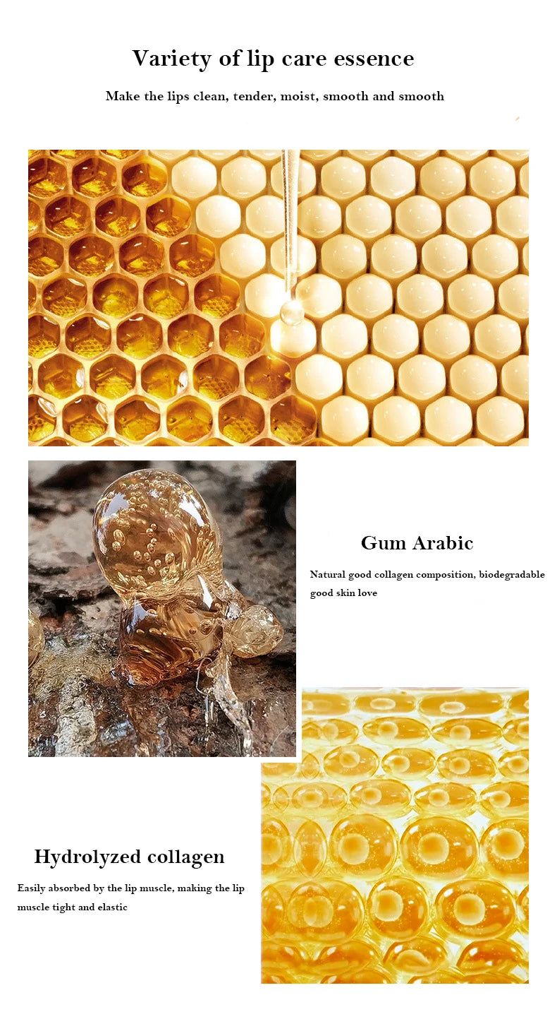 5/10pcs/lot Collagen Nourishing Lip Mask  Moisturizing Fruits Essence Firming Anti Wrinkle Lip Patch Skin Care