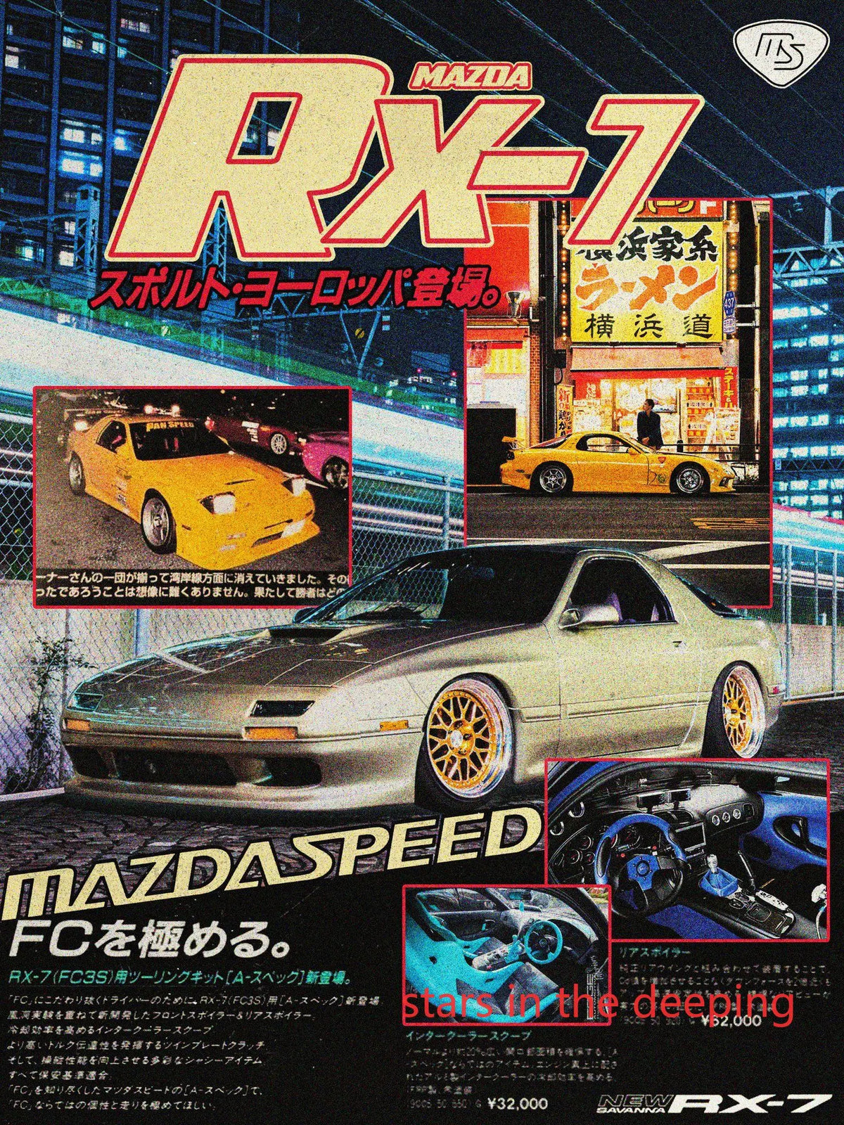 Retro Classic Japanese Cars Racing Cars Advertisement Magazine Cover Art Posters Canvas Painting Wall Prints Pictures Home Decor