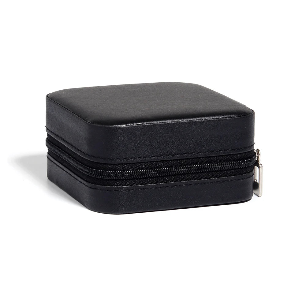 Portable Jewelry Storage Box Travel Organizer Jewelry Case Leather Storage Earrings Necklace Ring Jewelry Organizer Display