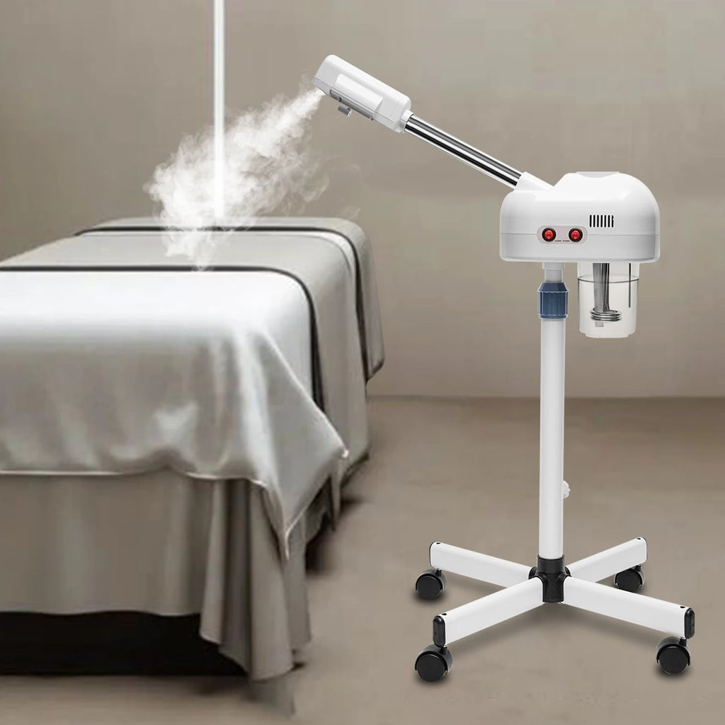 800W Professional Ozone Facial Steamer Spa Salon Face Sauna Skin Care Steam Machine Beautiful Cold Spraying Machine