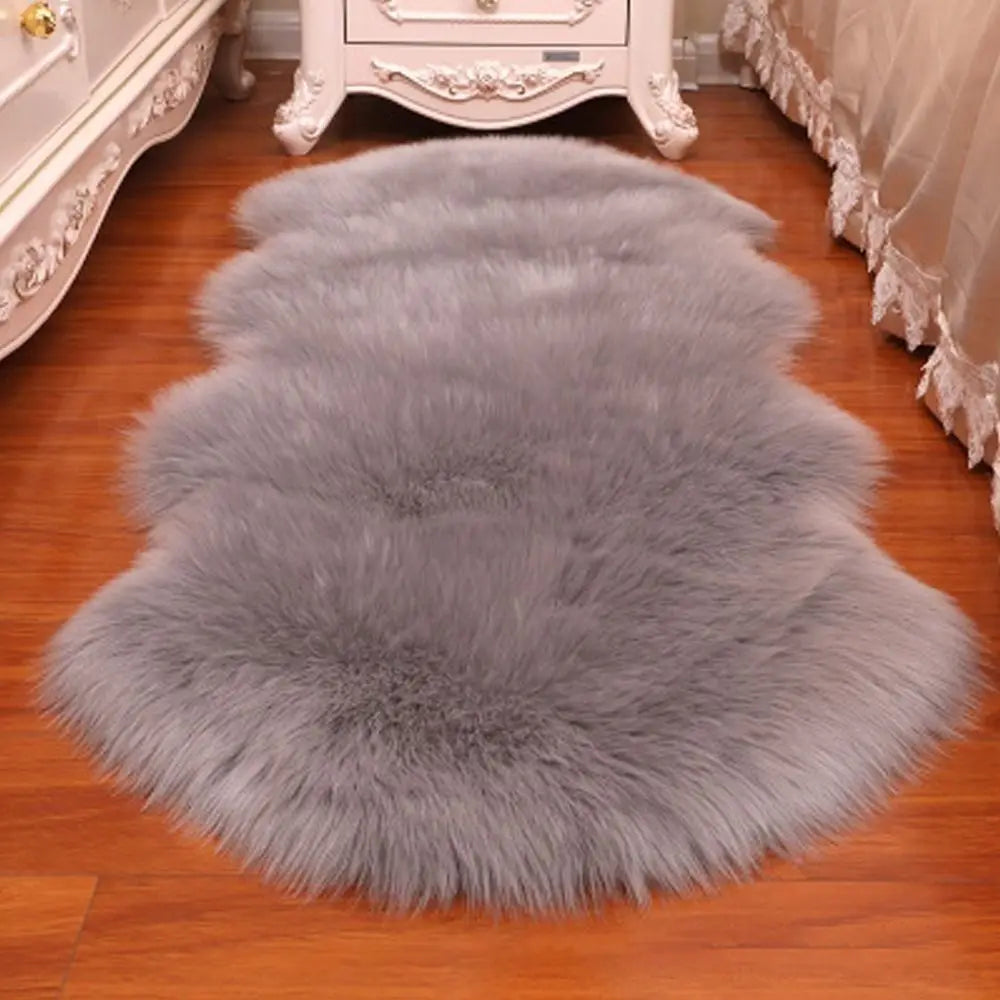 Artificial Sheepskin Long Hair Carpet Floor Wool Fluffy Soft Mat Soft Faux Fluffy Shaggy Rugs Home Decor