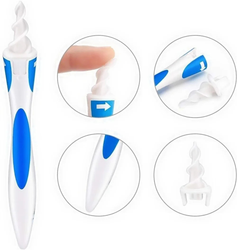 16 Pcs Ear Cleaning Tools Portable Silicone Ear Scoop Cleaning