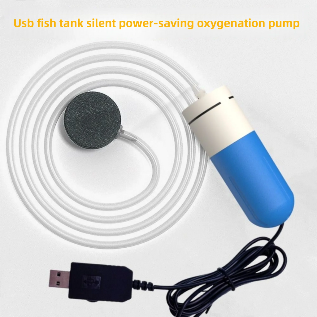 Aquarium Oxygen Air Pump Fish Tank USB Silent Air