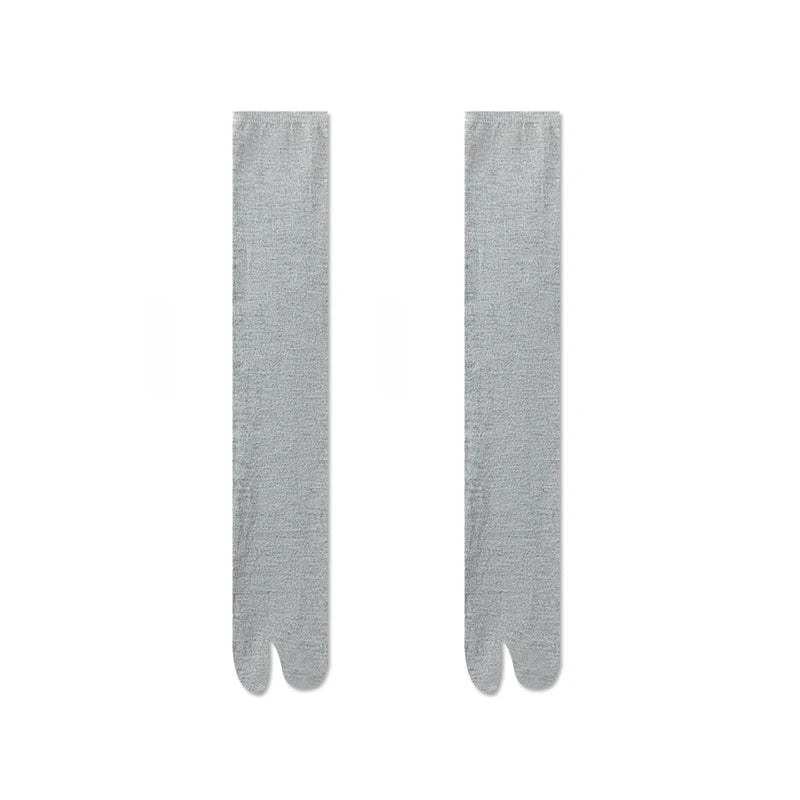 2/4Pairs Man Socks Comfortable Soft Fashion Tabi Toe Socks  Summer Two Finger Socks Kimono Flip Flop Sandal Split Tabi Toe Sock