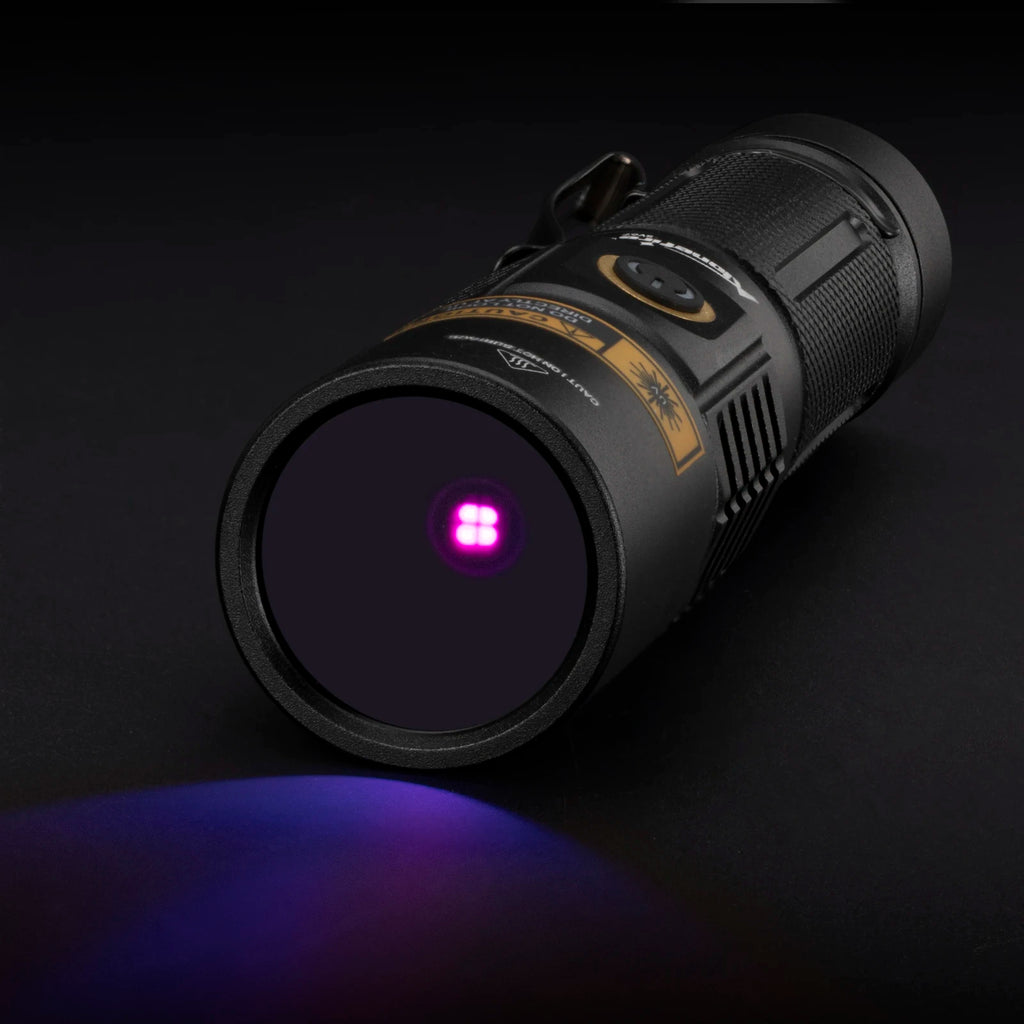 20W 395/365nm UV Flashlight USB Rechargeable Blacklight Curing Cat Tinea Pet Urine Stain Marker Leakage Ore Money Scorpion Light
