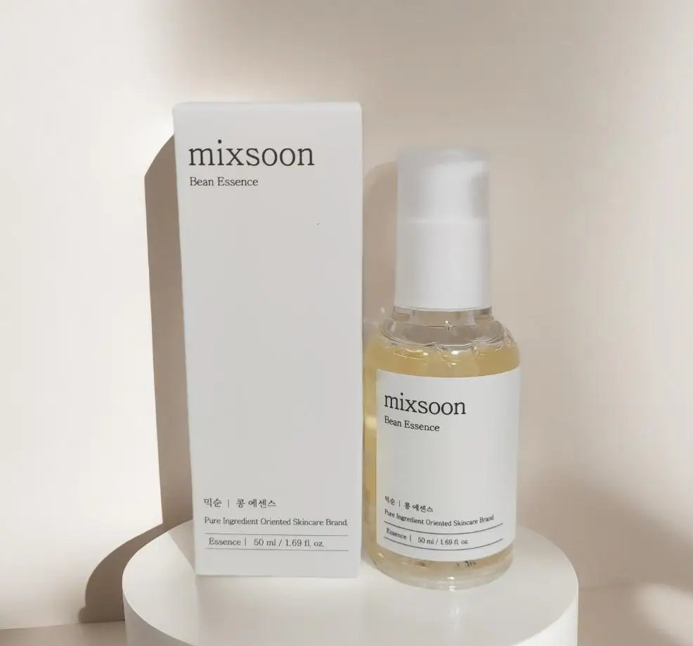 Mixsoon Bean Essence Exfoliating Facial Serum Hyaluronic Acid Hydrating, Moisturizing and Antioxidant Essence Korean Skin Care