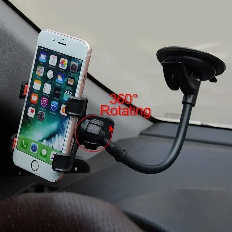 360° Rotating Car Phone Holder Universal Windshield Dashboard Mount