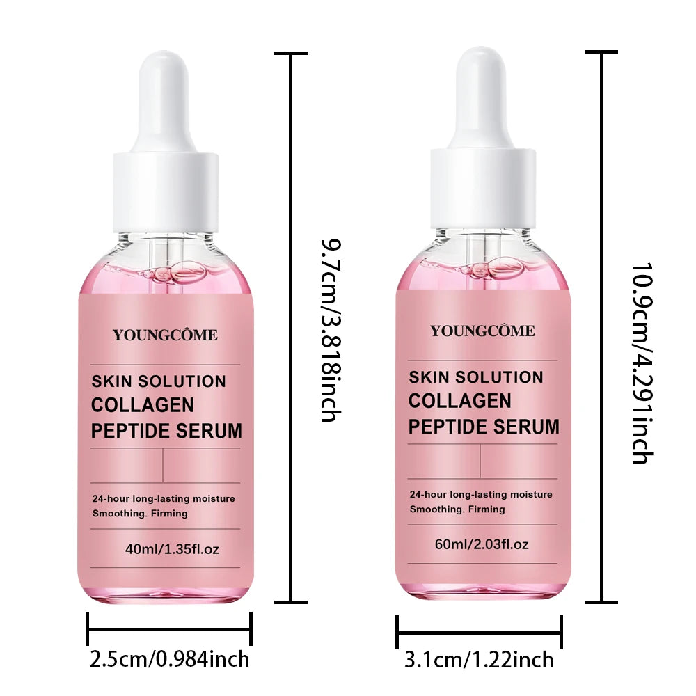 YOUNGCOME Collagen Peptide Serum for Face - Deep Hydration & Firming Essence | Nourishing Skin Care for Smooth Elasticity