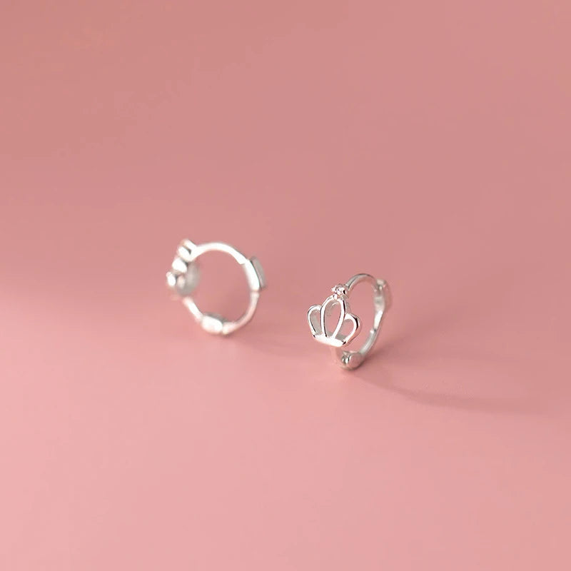 WANTME 925 Sterling Silver Fashion Hollow Out Princess Crown