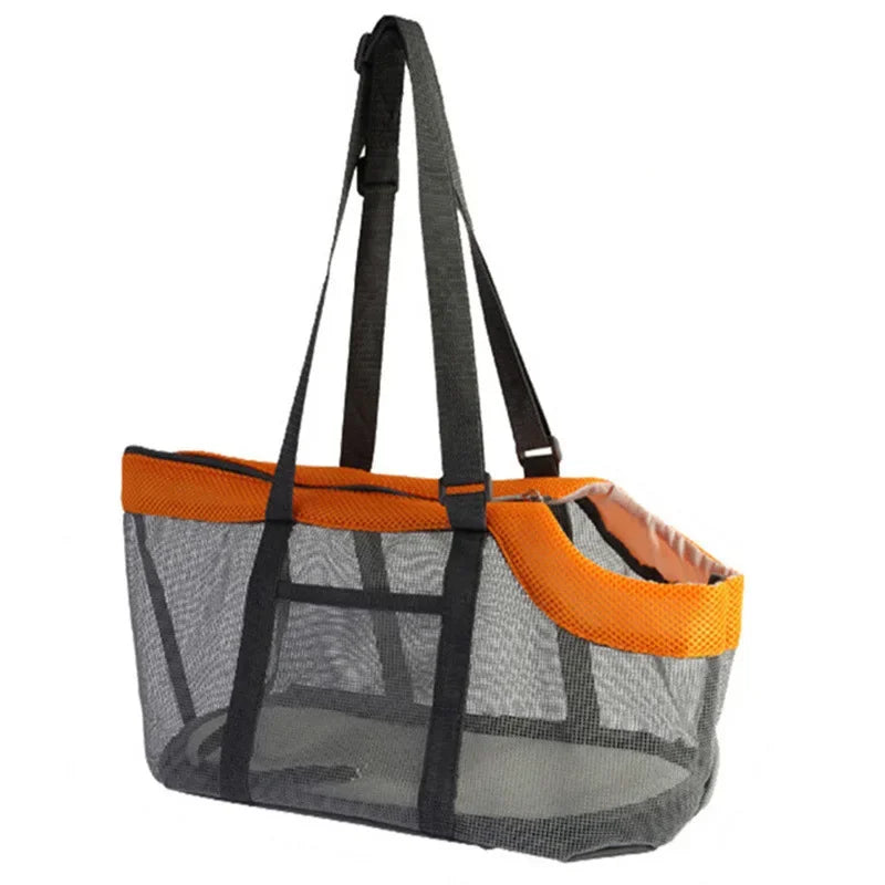 Pet Carrier Bags Mesh Foldable Pet Carrier Handbag Purse for Small Dogs Miniature Schnauzer Miniature Dogs Accessories