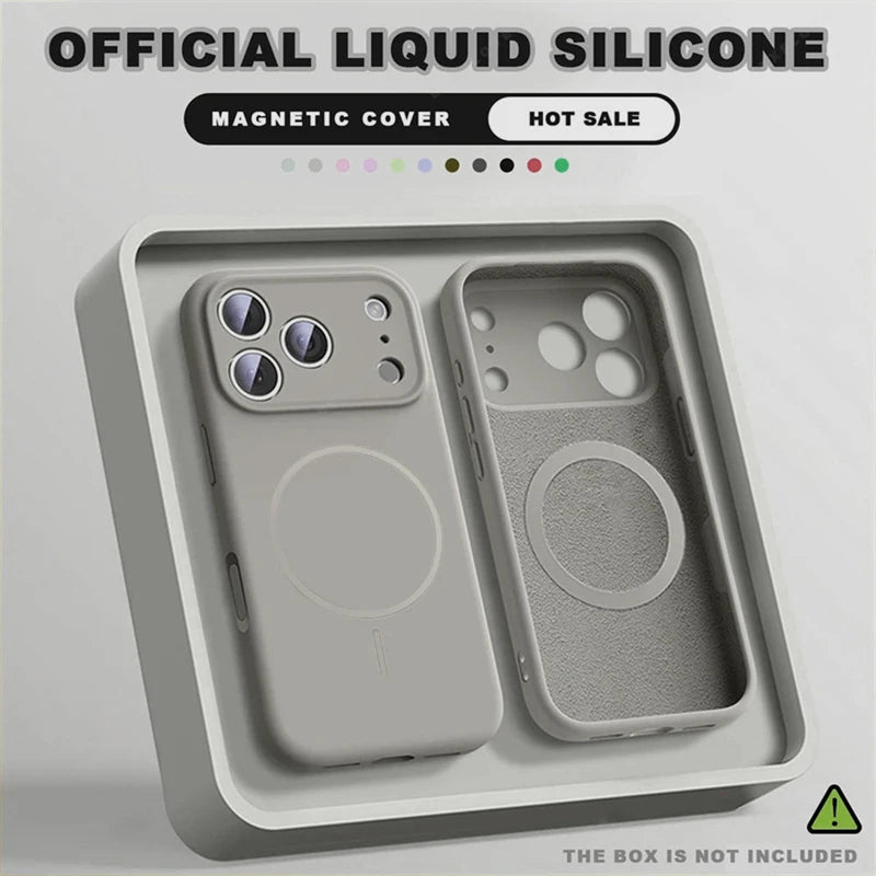 For Magsafe Liquid Silicone Phone Cases For iPhone 18