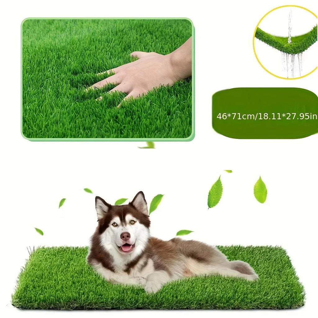 Ultimate Washable Dog Grass Mat - Reusable