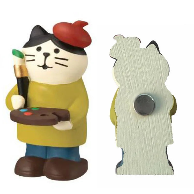Resin Cute Cartoon Cat Fridge Magnetic Sticker Kawaii Zakka 3D Refrigerator Magnet Cute Magnets Home Decor New مغناطيس ثلاجة