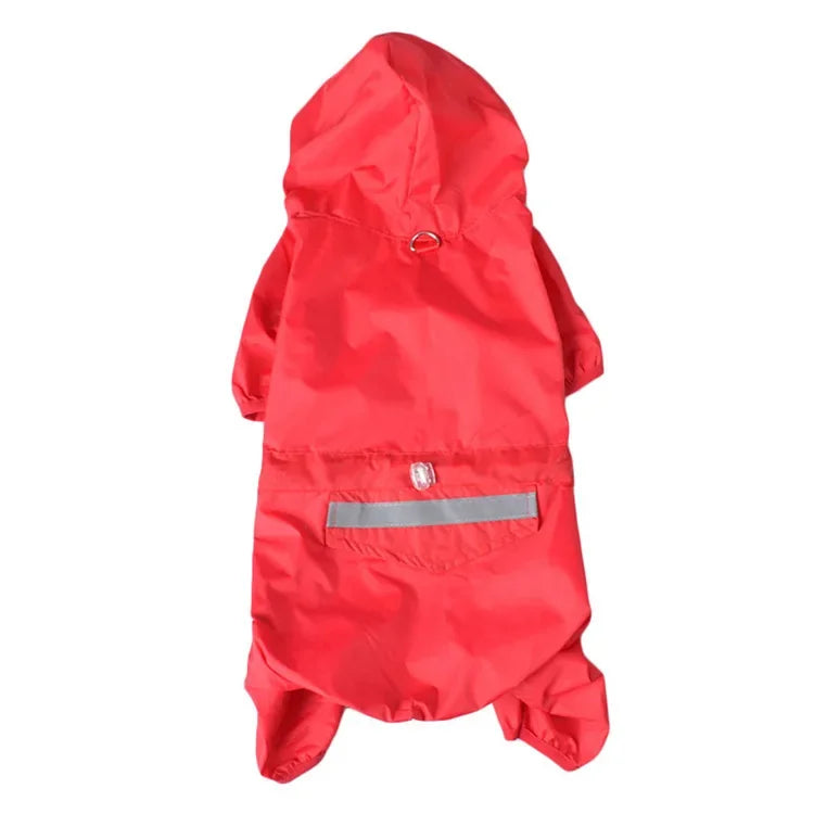 Pet Dog Raincoat Hooded Jumpsuit Waterproof Pet Dog Clothes Puppy Small Dog Rain Coat Jacket Raincoat For Dogs ção com capuz