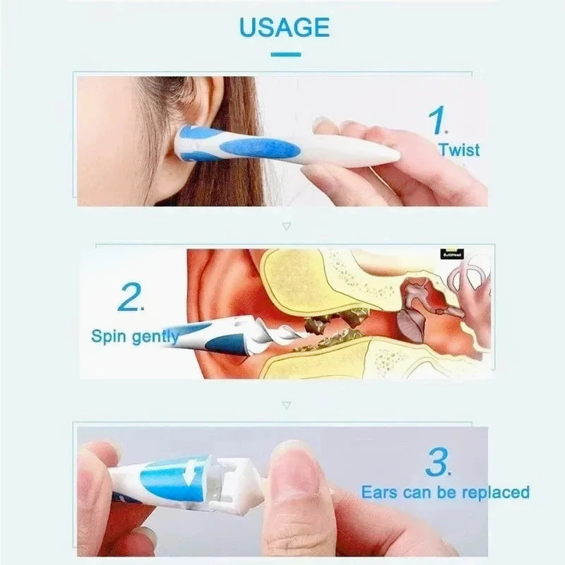 Ear Wax Remover Tool Ear Cleaner with Soft Silicone