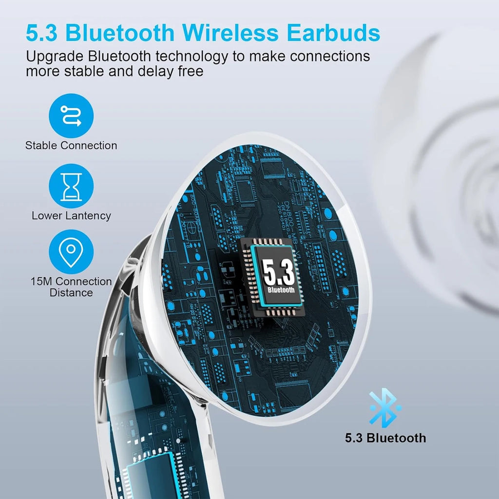 TWS Wireless Bluetooth Headphones - Sophisticated and Simple Design