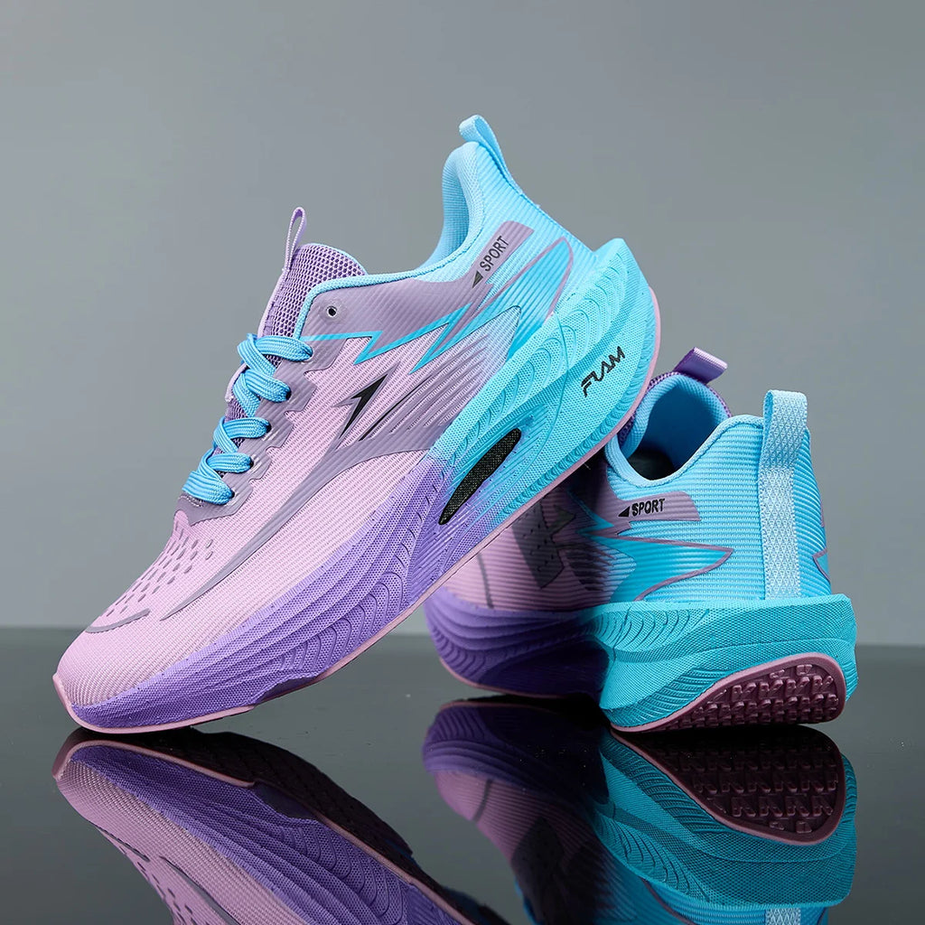 Men Sports Running Shoes Casual Marathon Breathable Lightweight Women's