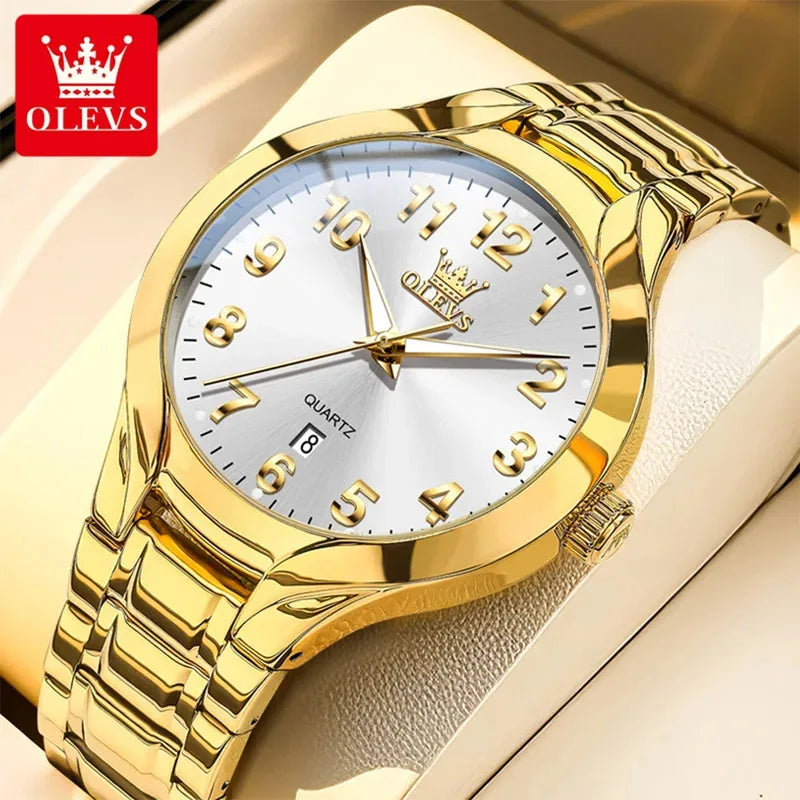 OLEVS 3650 Men Ladies Watch Original Luxury Quartz Watch