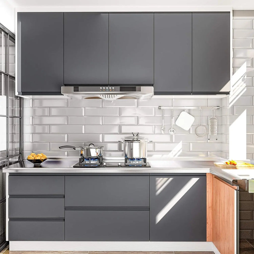 Matte PVC Waterproof DIY Self Adhesive Vinyl Wallpaper Kitchen Cabinet Desktop Contact Paper Wall Sticker Home Decor Wall in Rol