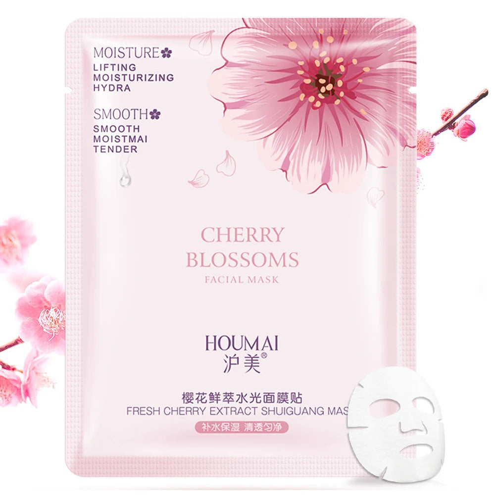 10pcs Sheet Mask Skin Care Plant Facial Mask Moisturizing Oil Control Face Care Masks Shrink Pores Beauty Health Face Patches