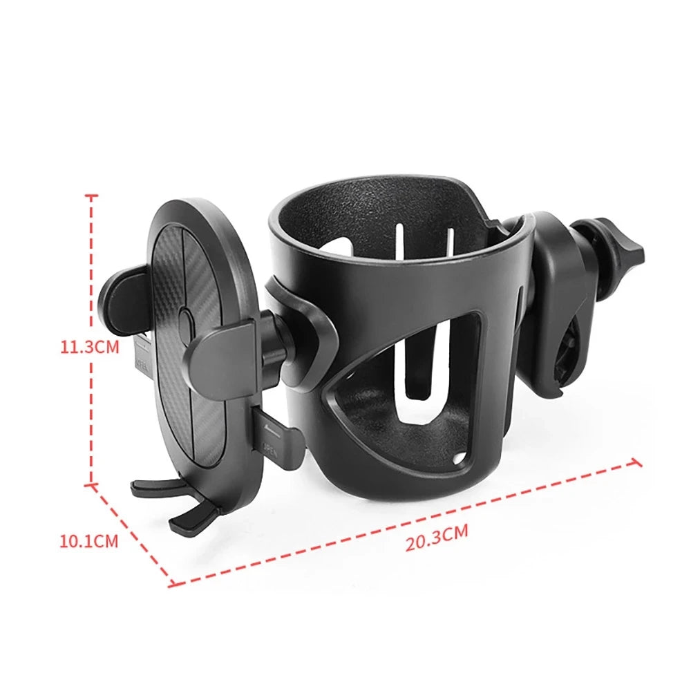 Cup Holder for Stroller Phone Holder Milk Bottle Support for