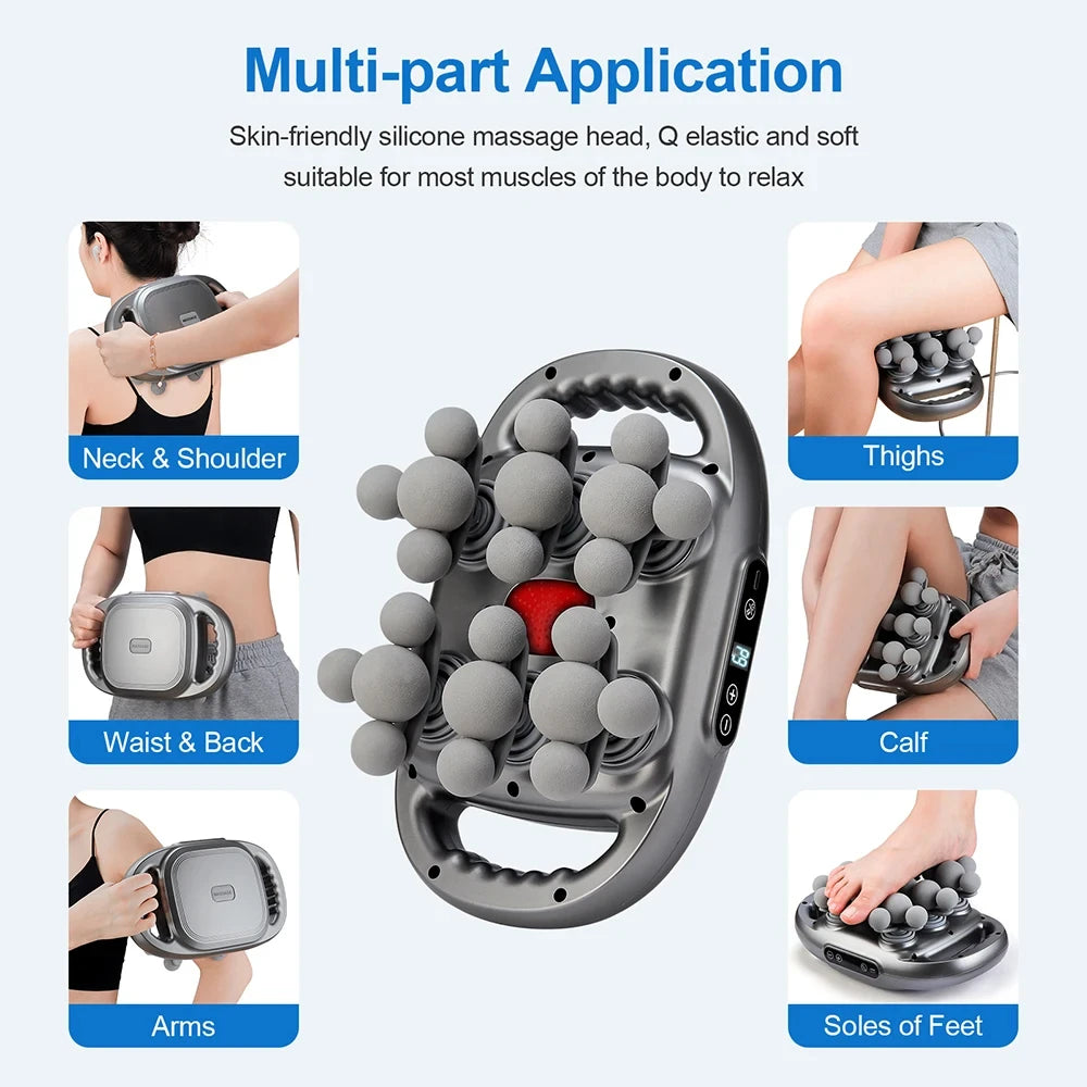 22-Head Deep Tissue Percussion Massage Gun