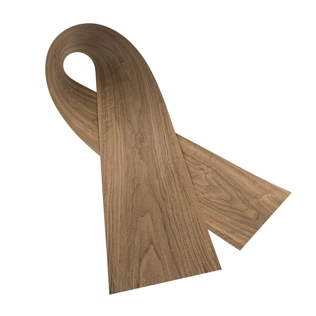 Thick Cut Natural Black Walnut Flat Cut Wood Veneer for Furniture Renovation DIY Crafts Car Interiors Speaker Surface Sheets