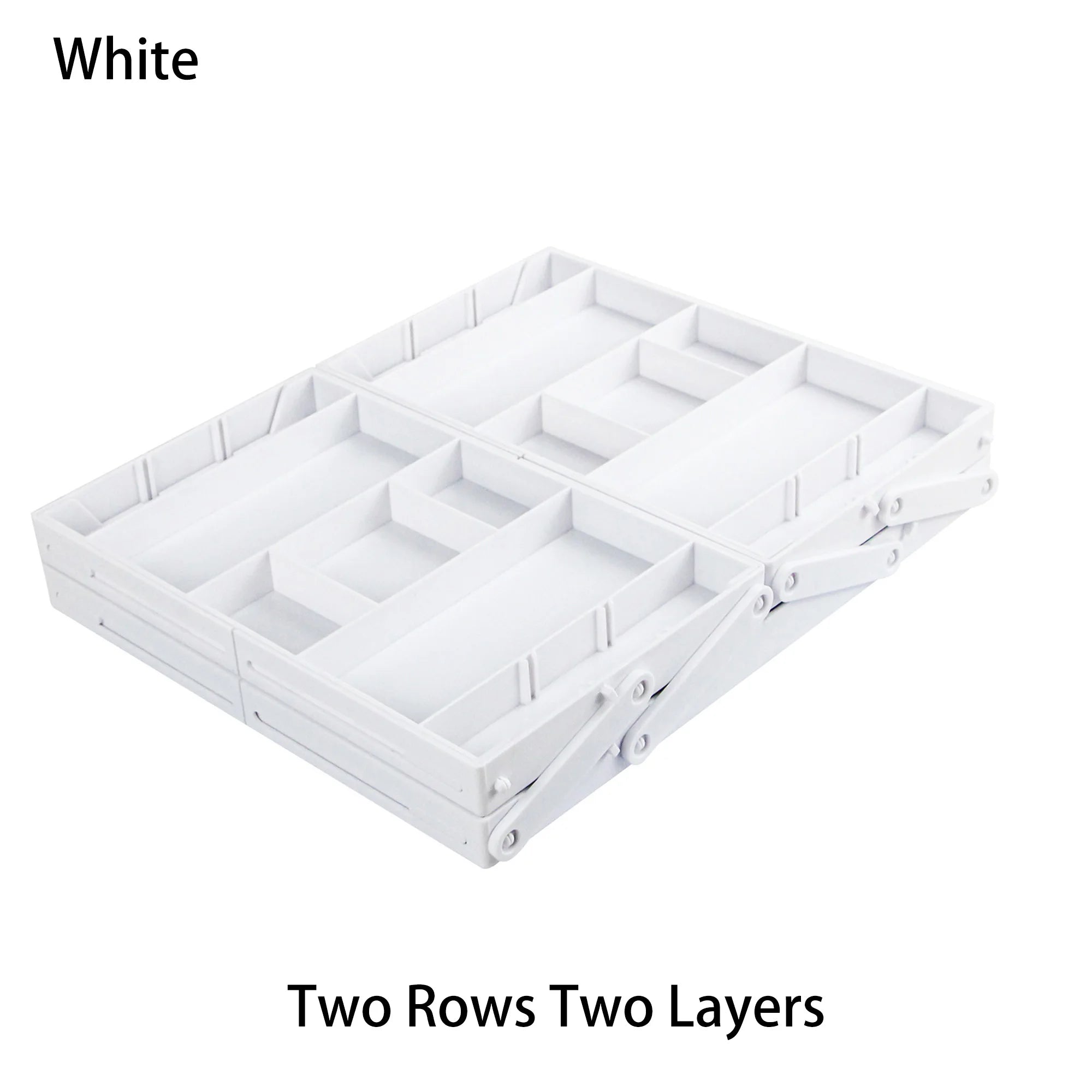 2/3 Tier Drawer Organizer Multi Level Collapsible Expandable Desk Organizer Trays for Office Supplies, Kitchen Gadgets Utensils